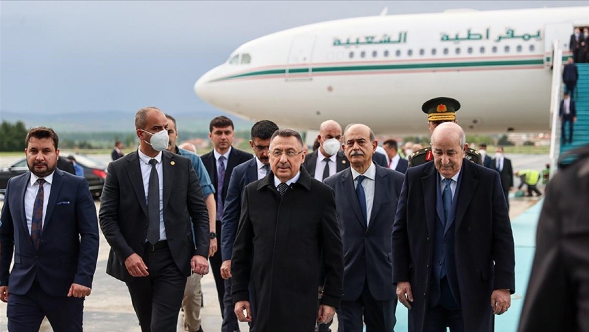 Cezayir Demokratik Halk Cumhuriyeti Cumhurbaşkanı Tebbun, Ankara'da