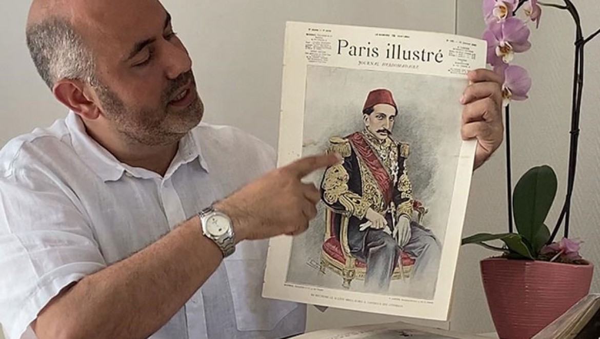 Fransa'da Türk asıllı koleksiyoner, Osmanlı ve Türkiye tarihiyle ilgili Fransızca arşivini AA'ya açtı