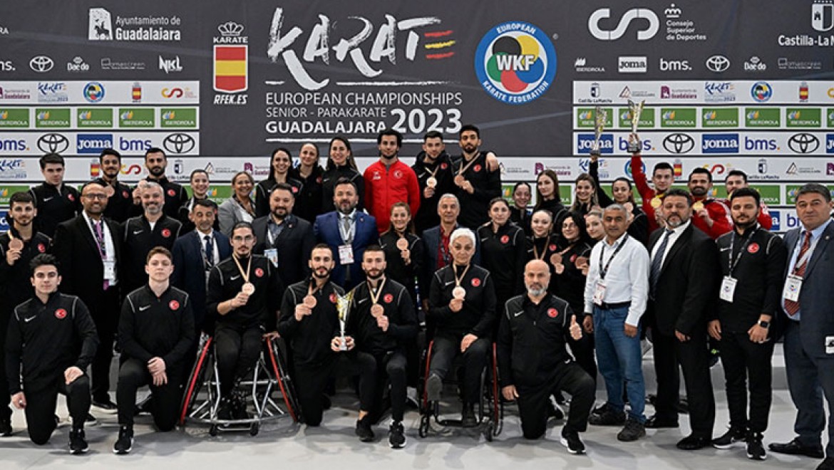 Milli karateciler, Avrupa'da 12 madalya kazandı