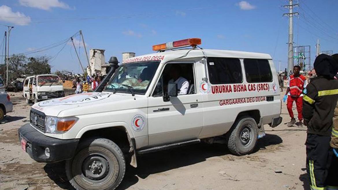 Somali'de askeri üssün önünde patlama...