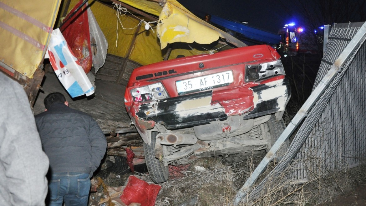 Gökçealan köyü Yakınlarında Trafik Kazası