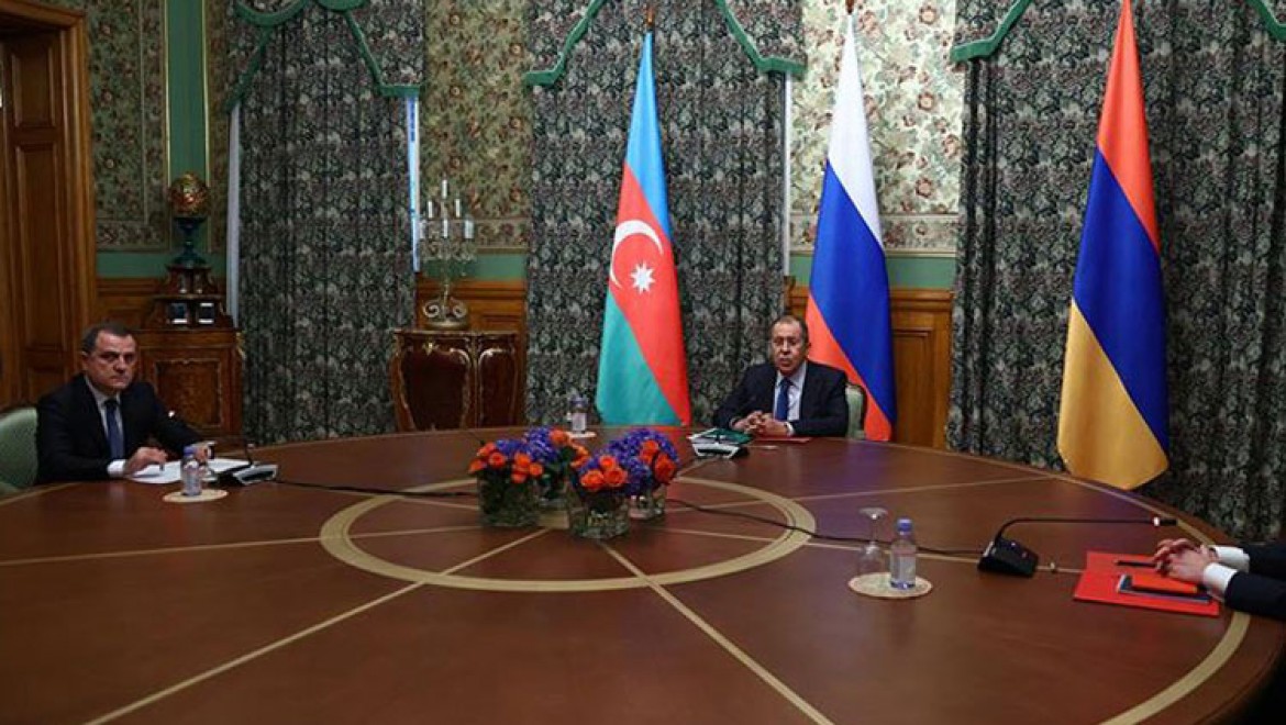 Azerbaycan ve Ermenistan Dışişleri Bakanları, Moskova'da