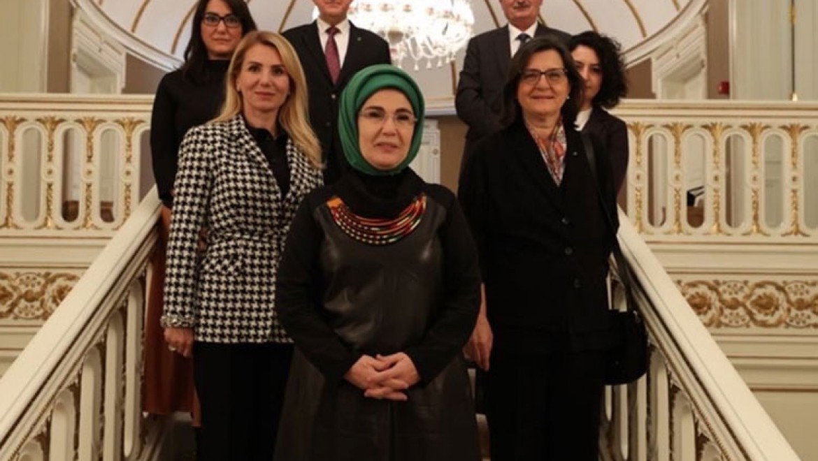 Emine Erdoğan, TEMA Vakfı Başkanı Deniz Ataç ve beraberindeki heyeti kabul etti