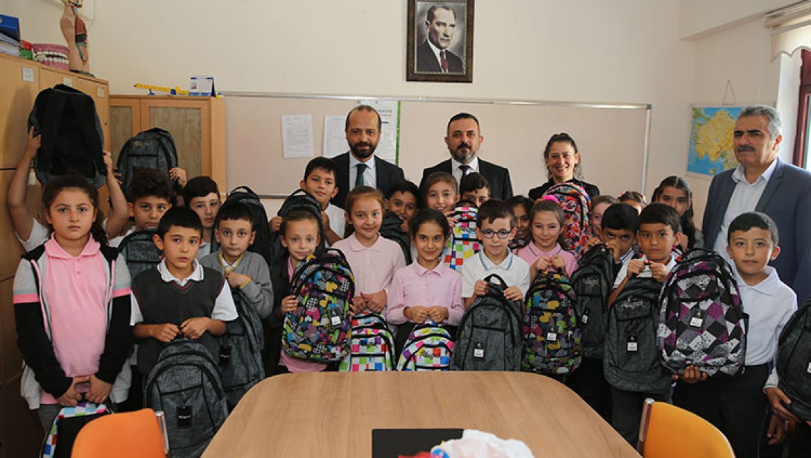 Başkan Ercan'dan Okul Ziyaretleri