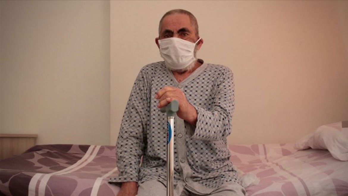 Beyin tümörüyle mücadele eden Hüseyin Korkmazoğlu Kovid-19 sürecinde güvenli ellerde
