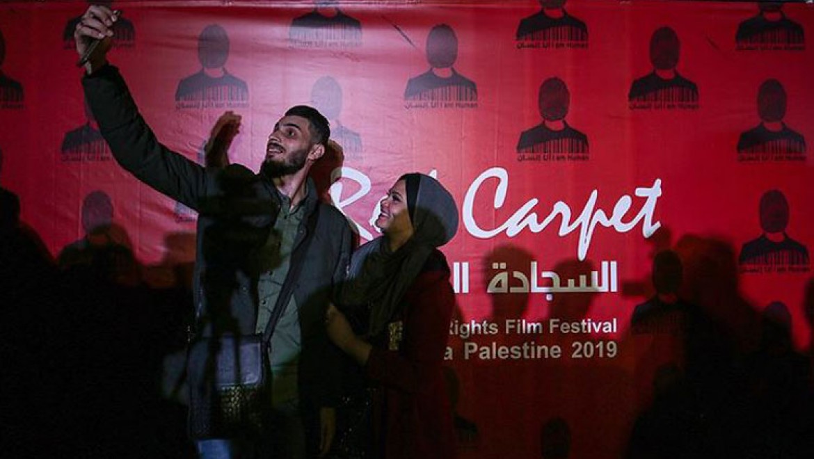 Gazze'de 'Kırmızı Halı Film Festivali' başladı