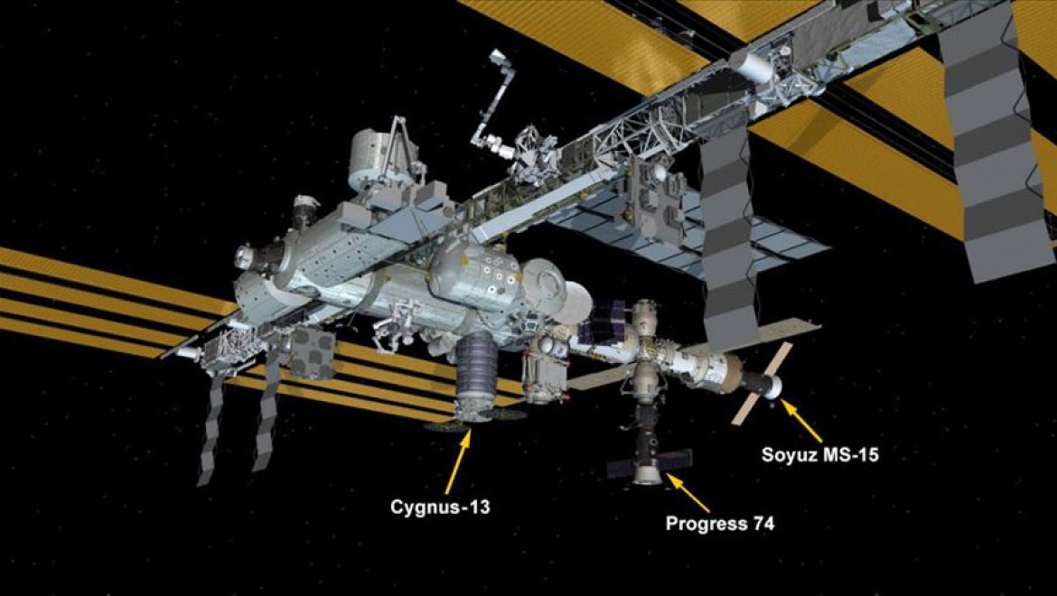 'Cyngus' kargo mekiği Uluslararası Uzay İstasyonu'na ulaştı