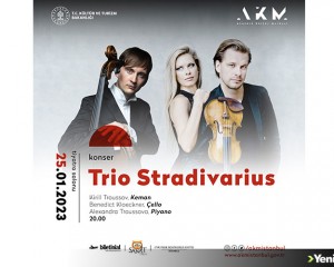 25 Ocak 2023 " TRIO STARDIVARIUS -AKM ODA MÜZİĞİ KONSERLERİ