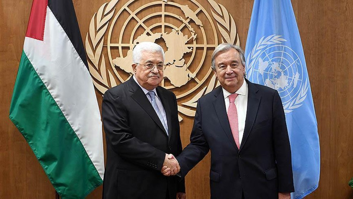 Filistin Devlet Başkanı Abbas Guterres İle Görüştü