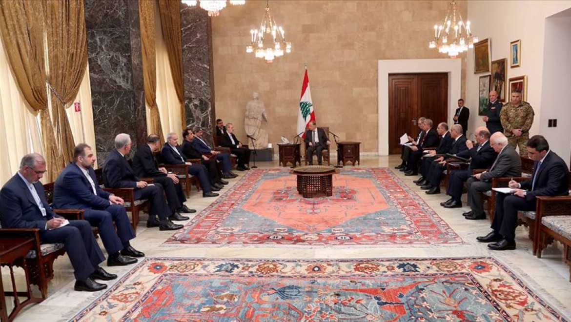 Lübnan Cumhurbaşkanı İranlı yetkililerle bölgesel gelişmeleri görüştü
