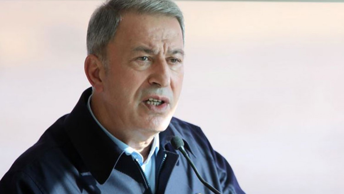 Milli Savunma Bakanı Akar: Doğu Akdeniz ve Ege'de komşularımızı diyaloğa davet ediyoruz