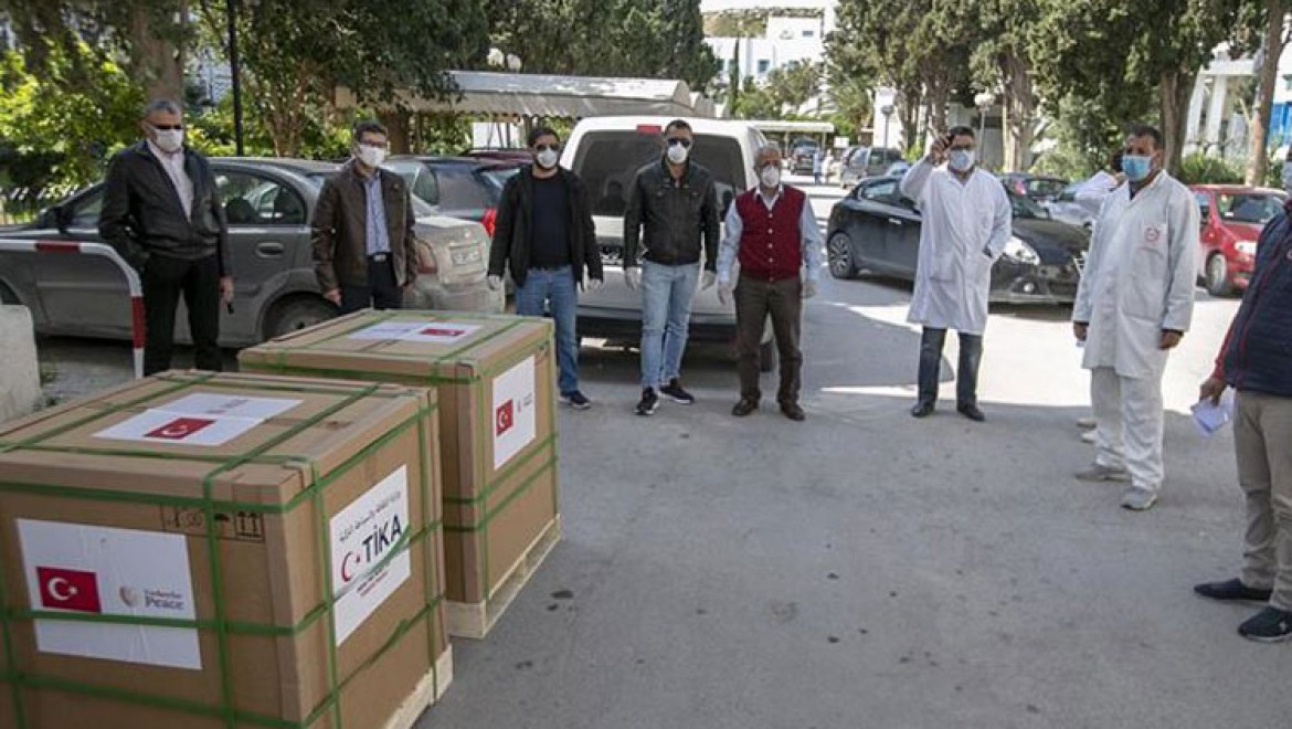 TİKA'dan koronavirüsle mücadelede Tunus'a tıbbi destek