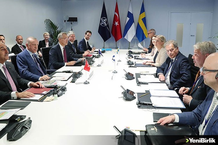 NATO-Türkiye-İsveç-Finlandiya dörtlü görüşmesi başladı