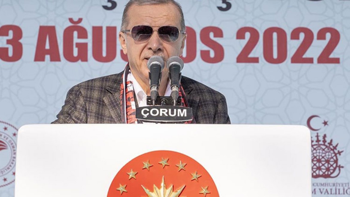 Cumhurbaşkanı Erdoğan: Sungurlu'da kurulan barut, fişek, kapsül üretim tesisinin ilk etabı mayısta hizmete alınacak