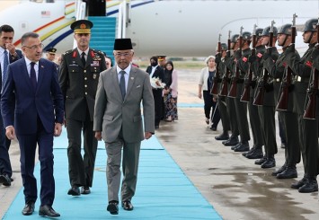 Malezya Kralı Sultan Abdullah Şah, Ankara'da