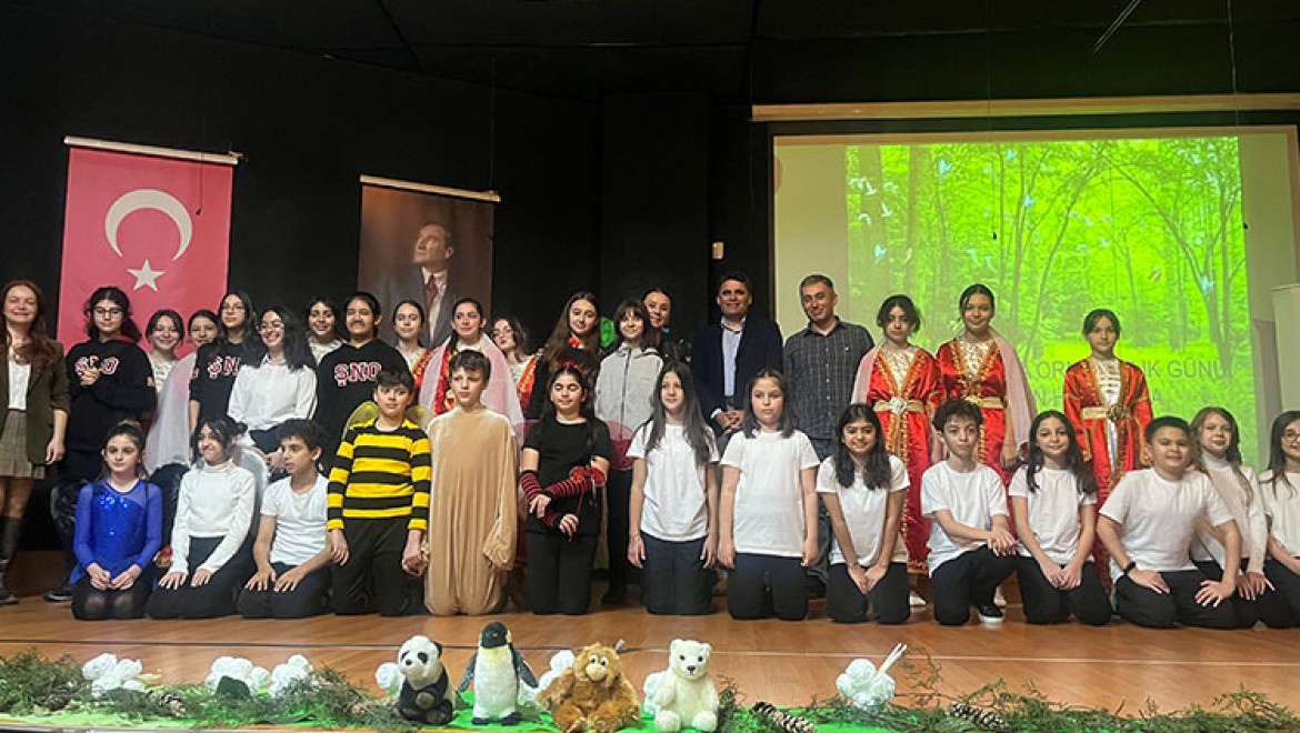 Beşiktaş Şair Nedim Ortaokulu Öğrencileri, Dünya Orman Günü'nü Coşkuyla Kutladı