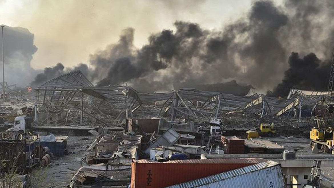 Beyrut'taki patlamada 2 bin 750 ton amonyum nitrat infilak etti