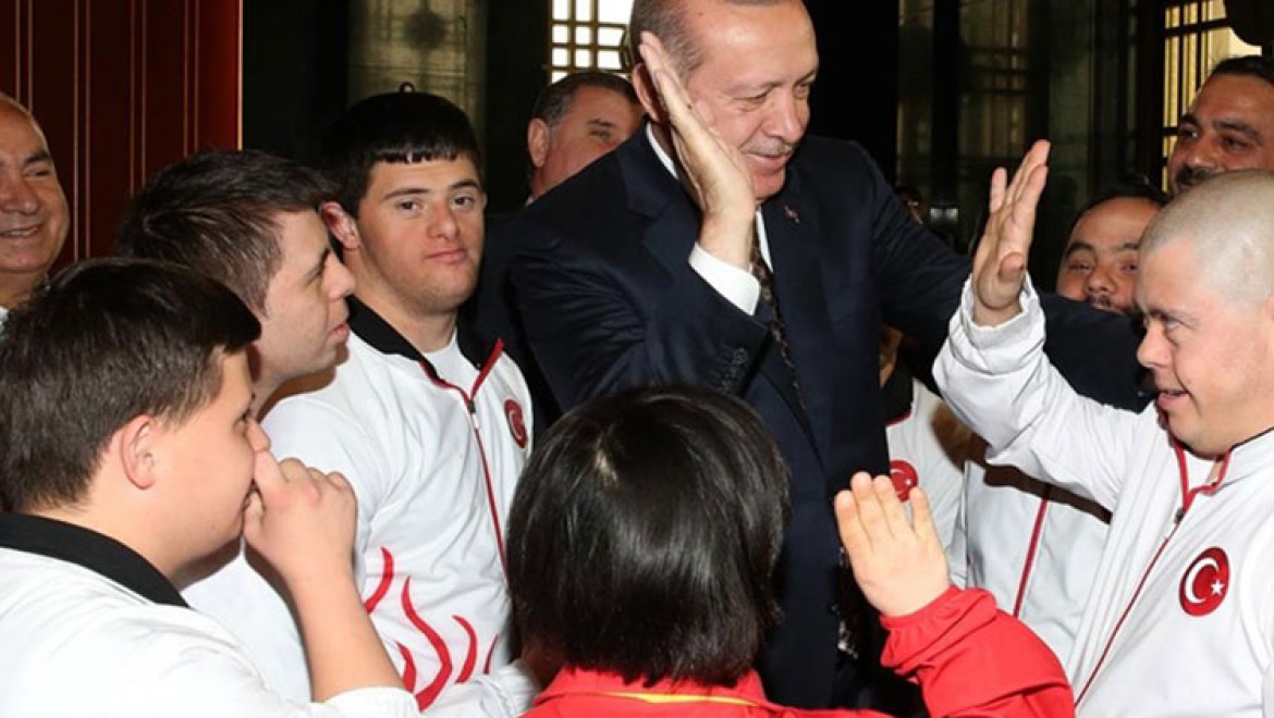 Dünya Engelliler Günü'nde özel sporcular Cumhurbaşkanı Erdoğan'a teşekkür etti