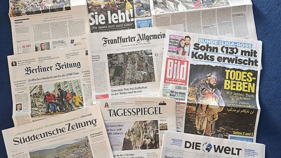 Avrupa medyası Kahramanmaraş merkezli depremlere geniş yer ayırdı