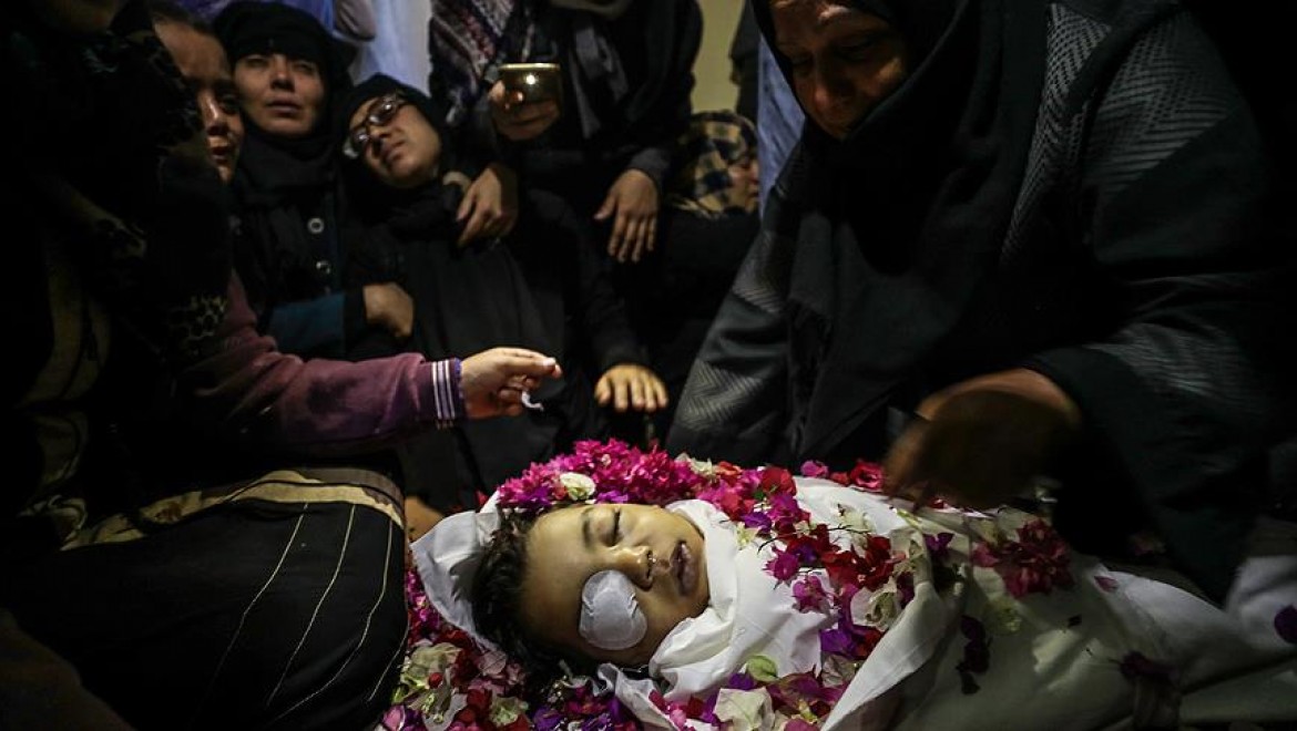 İsrail 2018'de Gazze'de 50 Çocuğu Öldürdü