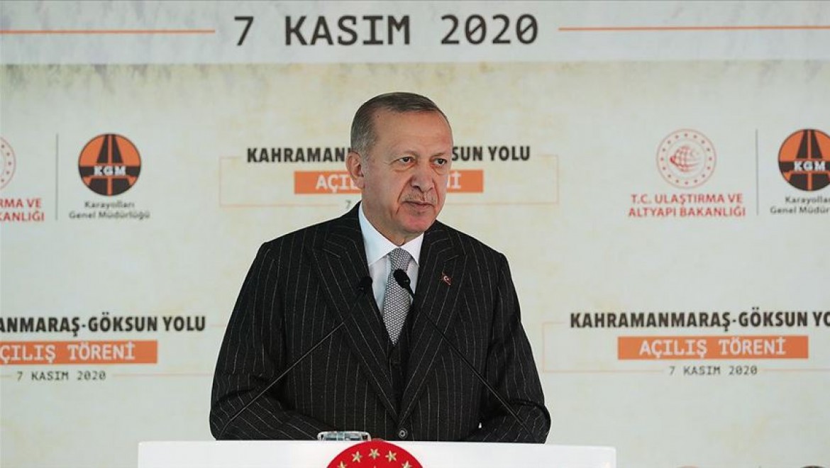 Cumhurbaşkanı Erdoğan: Kahramanmaraş-Göksun arasındaki yolun adını 'Edebiyat Yolu' olarak belirledik