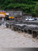 Kastamonu'da derelerin su seviyesinin yükselmesiyle 15 geçici köprü zarar gördü