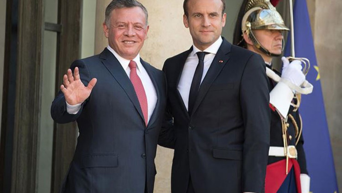 Ürdün Kralı 2. Abdullah ve Macron, bölgesel konuları görüştü