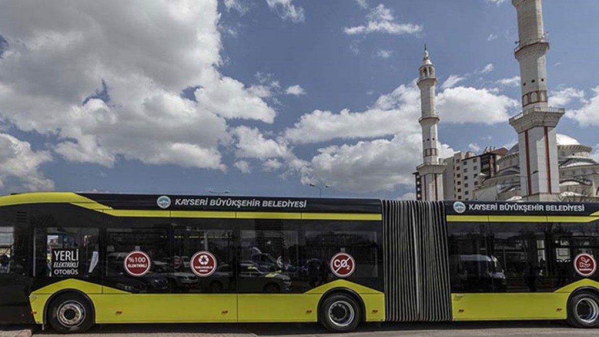Kayseri'de elektrikli otobüslerle 2 yılda 103 ton karbondioksit salımı önlendi