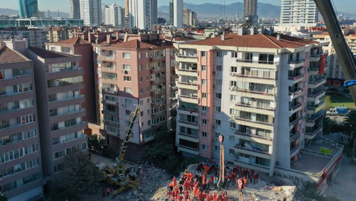 İzmir'deki depremde can kaybı 116'ya yükseldi
