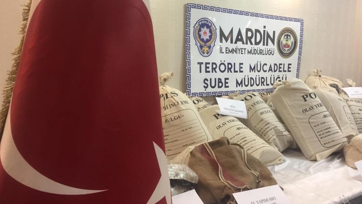Mardin'de 247 Kilo Patlayıcı Ele Geçirildi