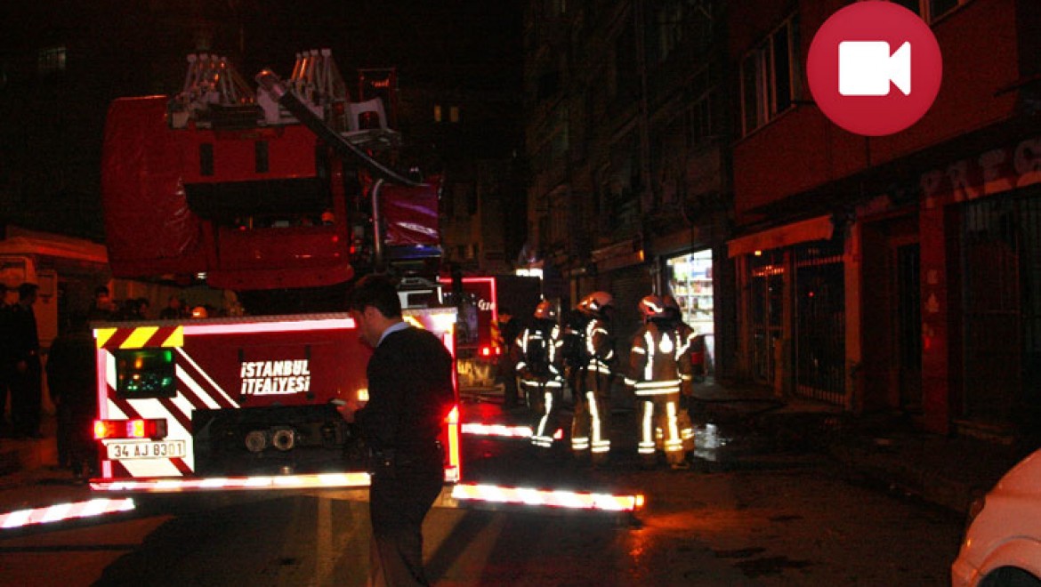 İstanbul'da Korkutan Yangın!...