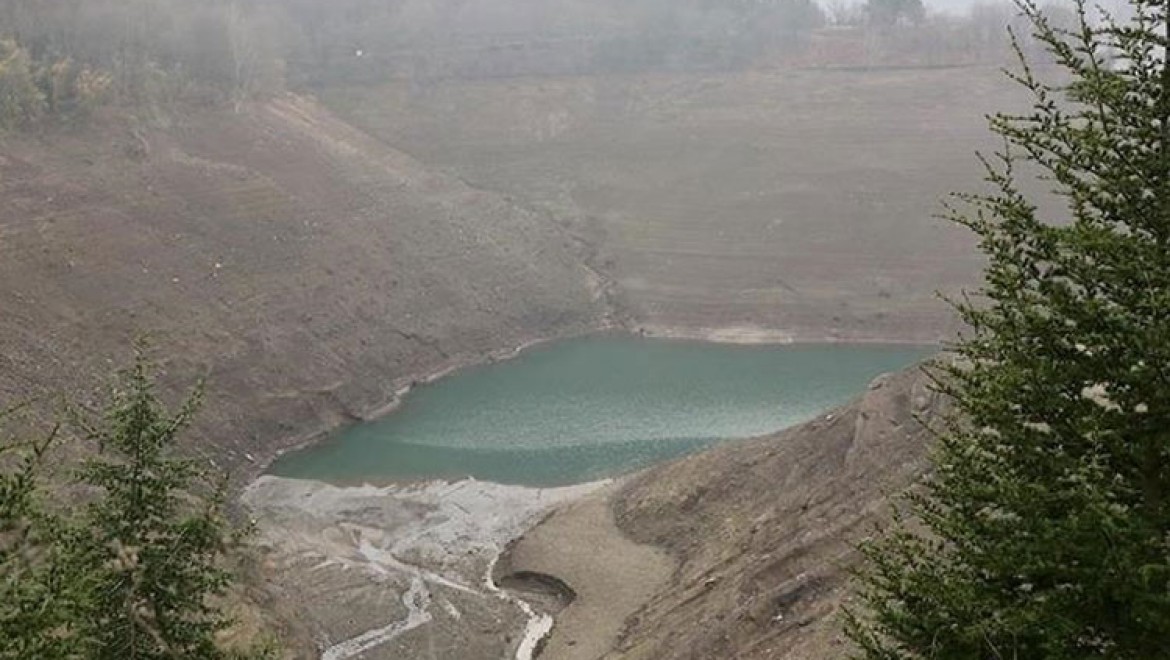 Kocaeli'deki Yuvacık Barajı'nın su seviyesi yüzde 50 ölçüldü