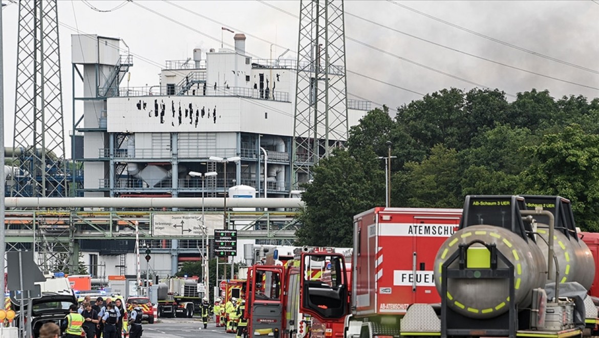 Almanya'daki kimya tesisisin katı atık yakma alanında patlama meydana geldi