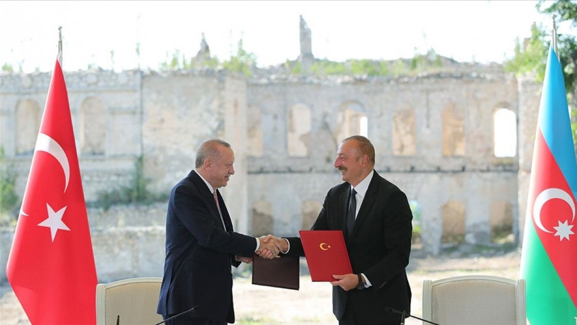 Erdoğan ve Aliyev 'Şuşa Beyannamesi'ne imza attı