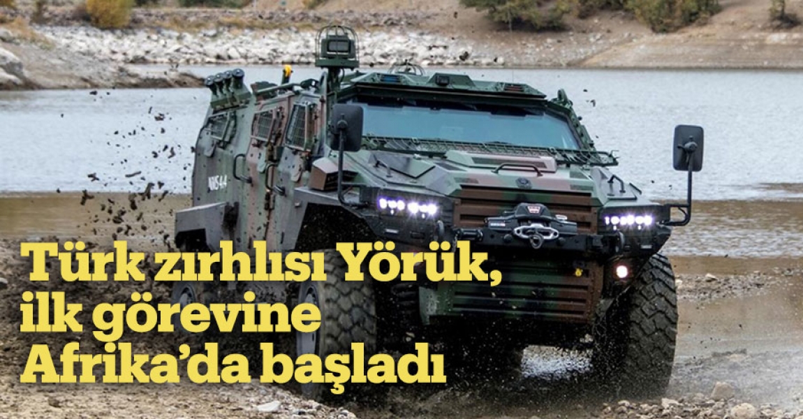 Türk zırhlısı Yörük, ilk görevine Afrika'da başladı