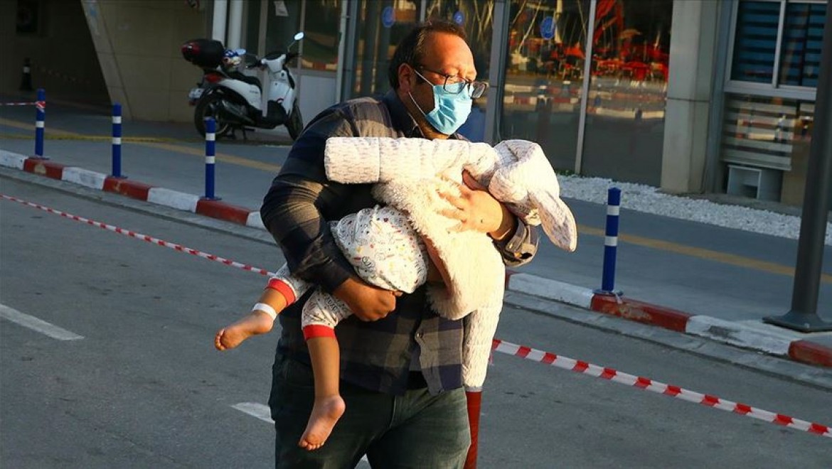 Enkazdan 91 saat sonra kurtarılan 3 yaşındaki Ayda Gezgin taburcu edildi
