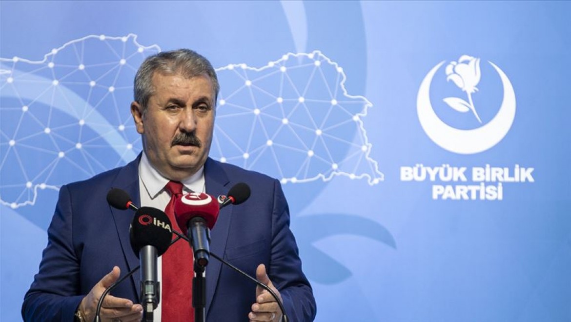 BBP Genel Başkanı Destici: Türkiye, Libya'da olduğu gibi Mavi Vatan'da da bir adım dahi geri atmamalıdır
