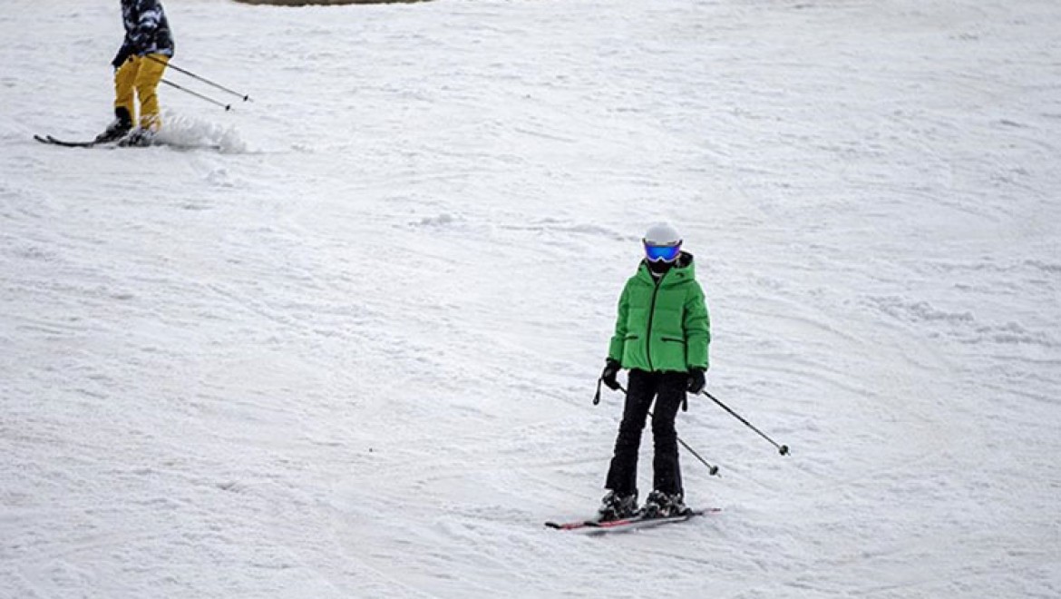 Palandöken Kayak Merkezi, suni karlama sayesinde martta da kayak imkanı sunuyor