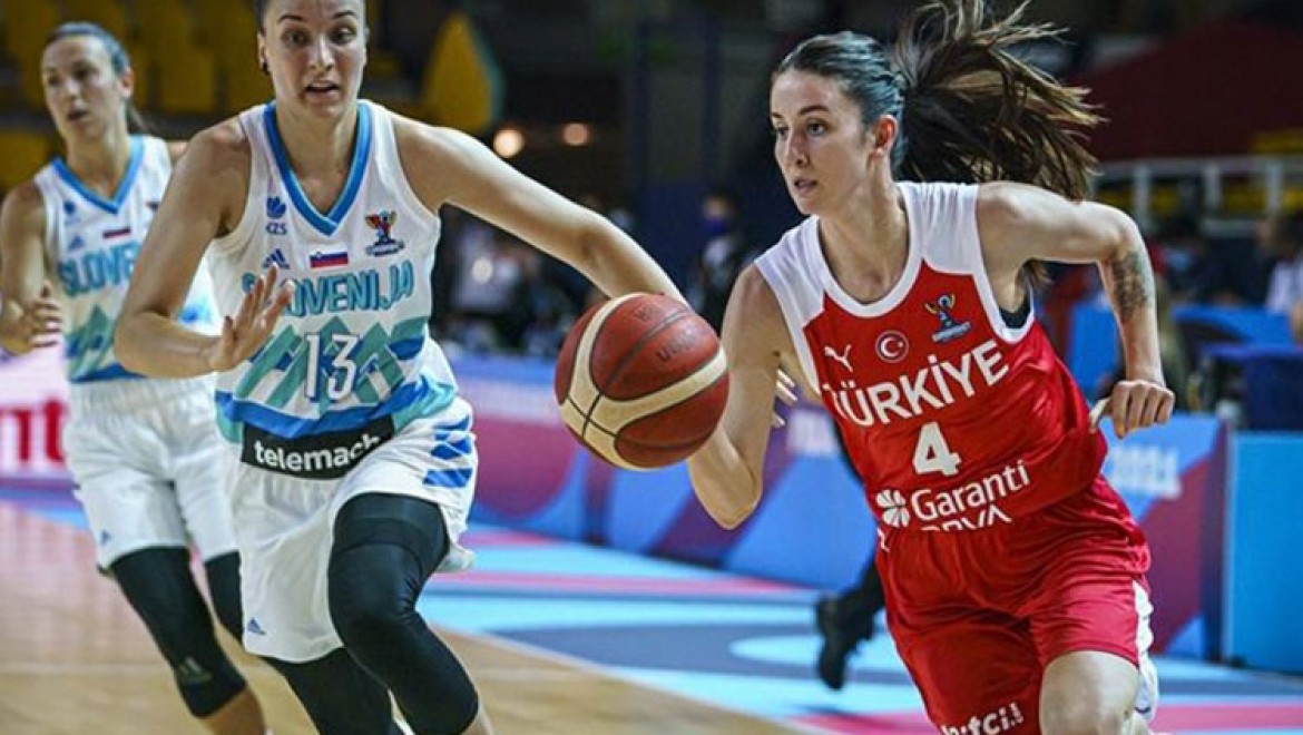 2021 FIBA Kadınlar Avrupa Basketbol Şampiyonası ilk maçında Türkiye, Slovenya'ya yenildi