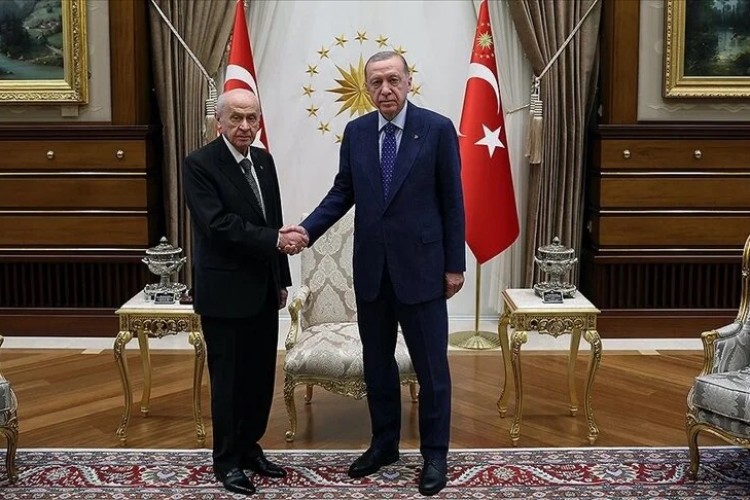 Cumhurbaşkanı Erdoğan Devlet Bahçeli'yi kabul etti