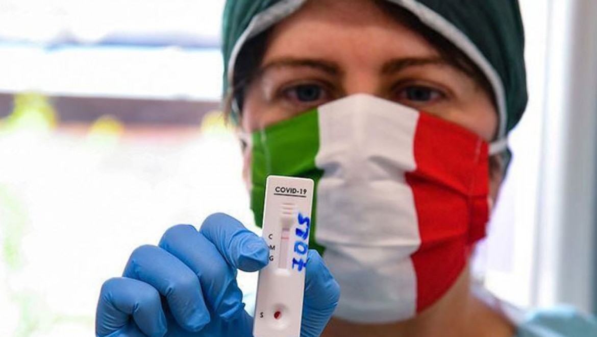 İtalya'da Kovid-19 salgınında son 24 saatte 19 bin 644 yeni vaka tespit edildi