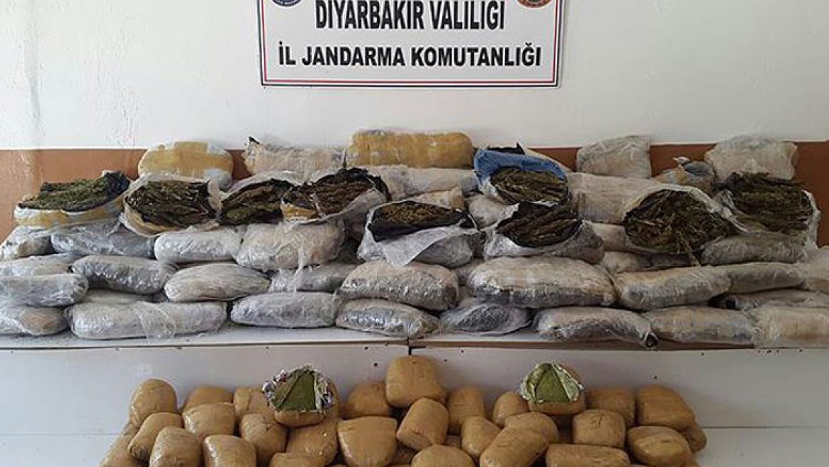 Diyarbakır'da Terör Ve Uyuşturucu Operasyonu