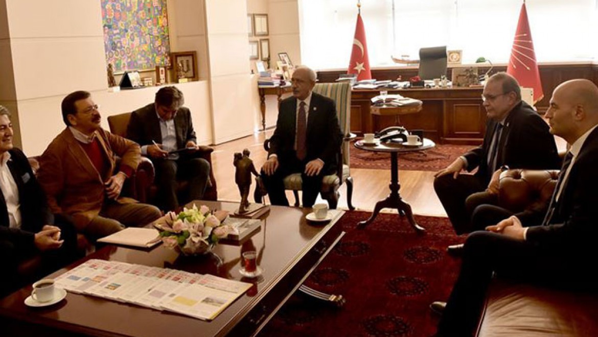 CHP Genel Başkanı Kılıçdaroğlu TOGG heyetini kabul etti
