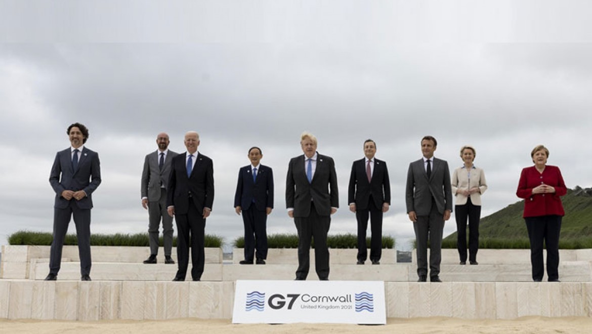 ABD Başkanı Biden, G7 Liderler Zirvesi'nde İngiltere, İtalya ve Japonya başbakanlarıyla görüştü
