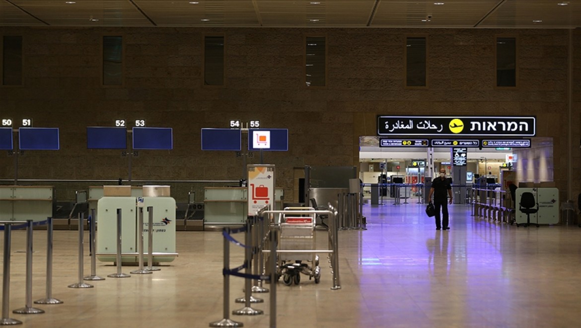 İsrail'in Ben Gurion Uluslararası Havalimanı'ndan yapılması planlanan 40 sefer iptal edildi