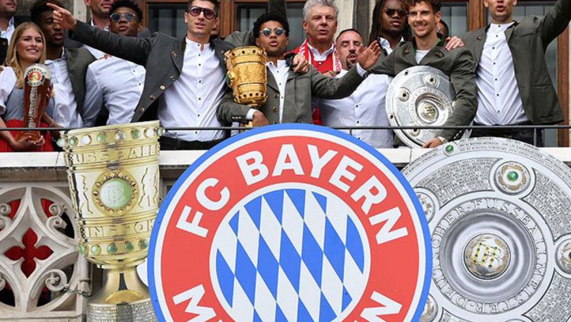 Bayern Münih şampiyonluklarını kutladı