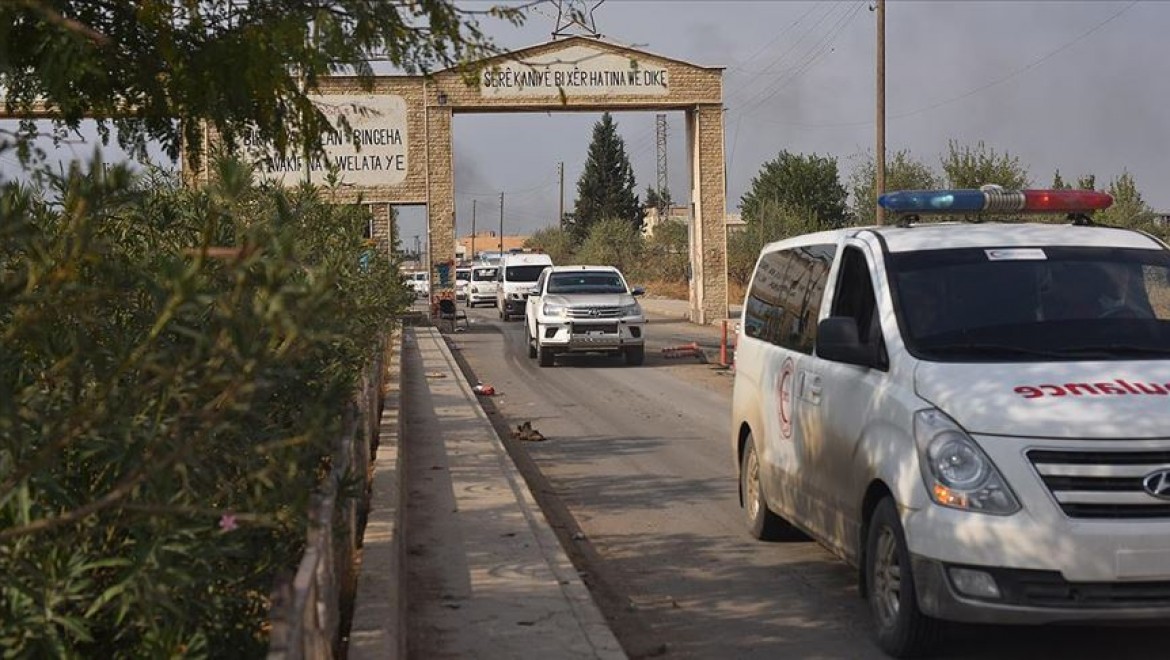 Teröristler Rasulayn'dan Kızılhaç ambulansları ve sivil araçlarla kaçıyor