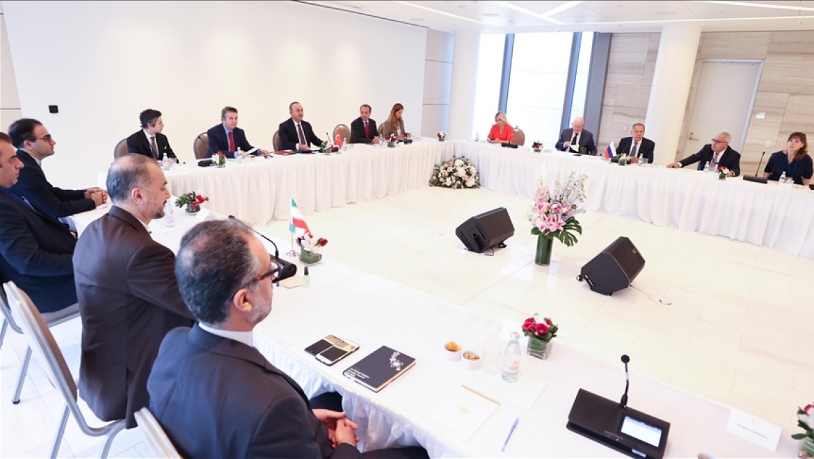 Çavuşoğlu, New York'ta Astana Süreci Dışişleri Bakanları Toplantısı'na katıldı