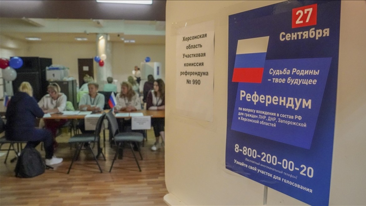 Kremlin: Ukrayna'da referandum yapılan dört bölge 30 Eylül'de törenle Rusya'ya katılacak