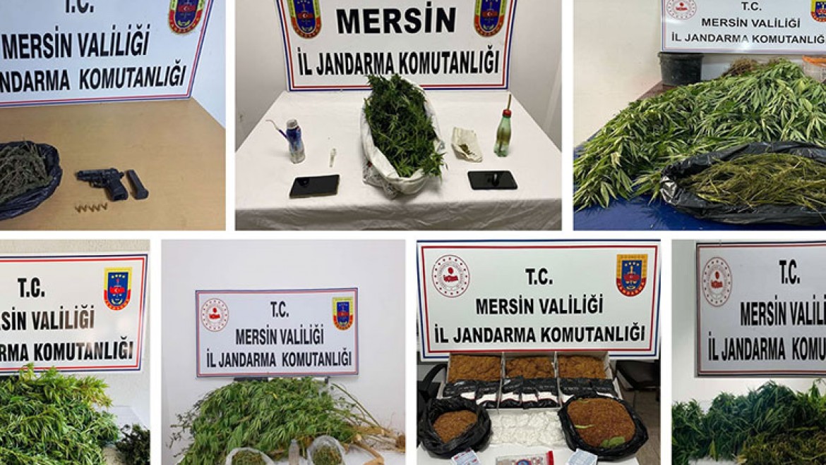 Mersin'de uyuşturucu operasyonunda yakalanan 18 şüpheliden ikisi tutuklandı